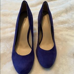 Blue Suede Heels